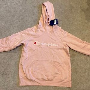 Woman’s pink champion hoodie